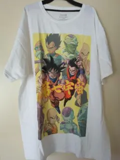 ドラゴンボール超(スーパー)Tシャツ LARGE 白 第七宇宙