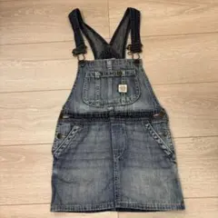 【Polo Ralph Lauren】美品！デニムジャンバースカート　4/4T