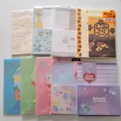 中古 レターセット9点まとめ売りたけいみき ギンビス ケアベア
