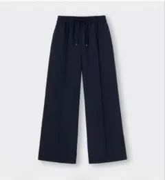 【美品】GU★ ドローストリングイージーワイドパンツ