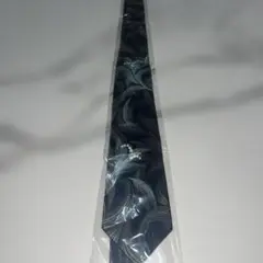 未使用 北海道 絹100% 波模様 ネクタイ