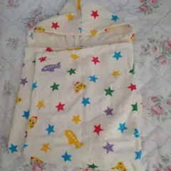 MIKI HOUSE バスポンチョ フード付き