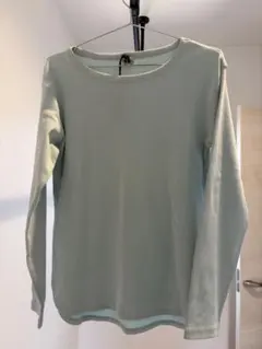 ユナイテッドアローズ　GIZAコットン ライム 長袖Tシャツ