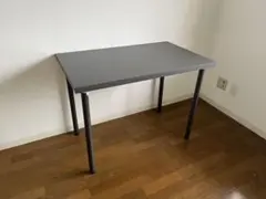 IKEA シンプル パソコンデスク ダークグレーのサムネイル