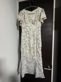 LIP SERVICE フラワープリント フリル袖 ワンピース Sサイズ