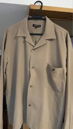 KANGOL 長袖シャツ Lサイズ ベージュ