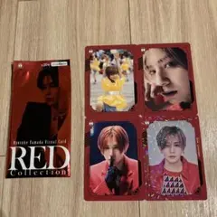 山田涼介　ビジュアルカード　RED Collection 4枚セット