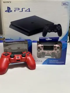 PS4本体 500GB ジェットブラック コントローラー付き