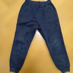 UNIQLO裏ボア スウェットパンツ ジョガーパンツ ネイビーキッズサイズ130