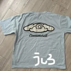 シナモロール 半袖Tシャツ 水色 M-L