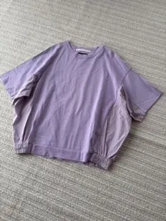 J.S.Homestead Tシャツ パープル 異素材切替 Tシャツ
