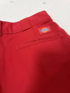 ディッキーズ ショートパンツ 赤