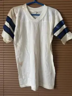 60～70SヴィンテージUS古着★MASONのフットボールT/Vネック は