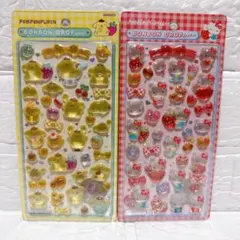 【正規品✨】ポムポムプリン ハローキティ ボンボンドロップシール 2枚セット