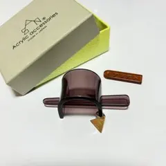 【美品】sAn サジェステ Sサイズ クリアブラウン