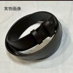 交換用 牛革 ブラウン ベルト 替えベルト レザーメンズ 本革 バックルなし