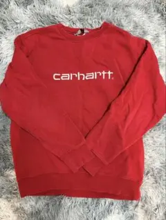 Carhartt レッド スウェット トレーナーのサムネイル
