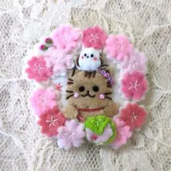 [即購入❌]くるみボタン 刺繍 ブローチ ストラップ ＊仕上げ前、コメント必須