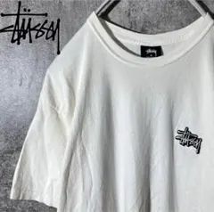 [大人気] ステューシー　Tシャツ　タイダイ柄　ワンポイント　ストックロゴ