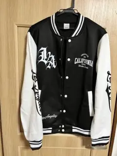 ロサンゼルス スタジャン ブラック/ホワイト