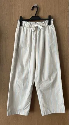 【美品】デッサン ワイドパンツ マルチストライプのサムネイル