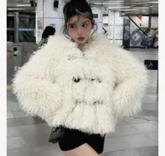 完売商品♡ darich ファーボリュームデザインコート　ファーコート