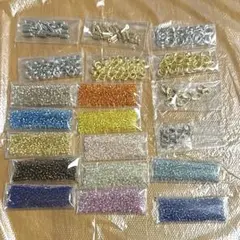 アクセサリーパーツ まとめ売り ビーズ 丸カン カニカン
