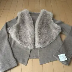 超美品】Ph Blue ふわふわラクーンファー付きニットコート - メルカリ