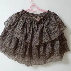 C.O.L.Z.A レオパード柄フレアスカート S