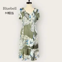 ♡即日発送♡Bluebell 花柄ワンピース M相当 昭和レトロ