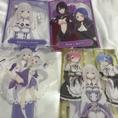 リゼロ ミニクリアポスター 4枚セット