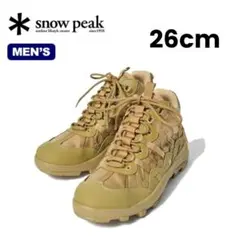 新品未使用 スノーピーク SPマウンテントレックシューズ ベージュ 26cm