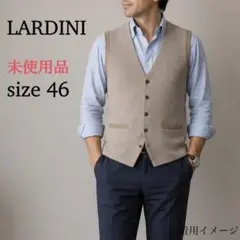 未使用品　LARDINI　ラルディーニ　ニットベスト　ジレ　イタリア製　46のサムネイル