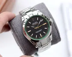 ROLEX 自動巻き 腕時計 ブラック