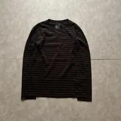 grunge boarder long sleeve shirt y2k - メルカリ