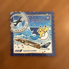 ANA ポケモンジェット 30周年記念 ステッカー