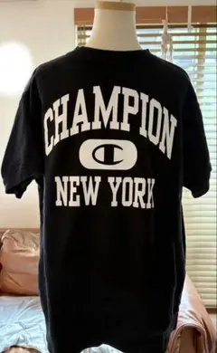 【只今セール中】Champion チャンピオン 半袖スウェット ブラック