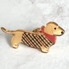 新品未使用☆DAKS☆ダックス☆犬モチーフ☆ピンバッジ☆ブローチ 犬　dogのサムネイル