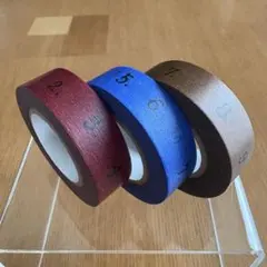 【中古】 倉敷意匠計画室 マスキングテープ 数字 15mm幅3Pセットのサムネイル