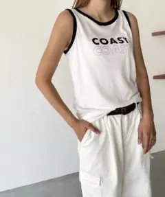 CANALJEAN RCW ／"COAST"スラブリンガータンクトップのサムネイル