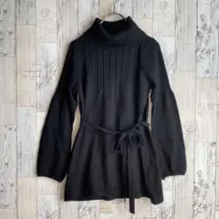 クリアインプレッション　レディースニット　チュニック　ウールアンゴラ混