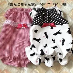 『あんこちゃん家』╰(*´︶`*)╯♡様専用　ハンドメイド犬服　ワンピース