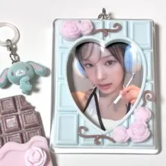 ♡トレカケースデコ レジンデコ チョコレート チョコミント バレエコア