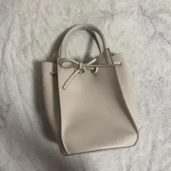 FRAY.ID リボンバケットバッグ ショルダー付き
