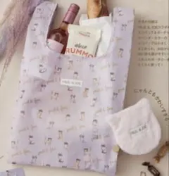 ★新品PAUL&JOE ゼクシィPAUL&JOE エコバッグ＆ふわふわネコポーチ