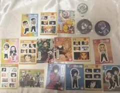 鬼滅の刃 マクドナルド 他 シール・ステッカー 缶バッジセット