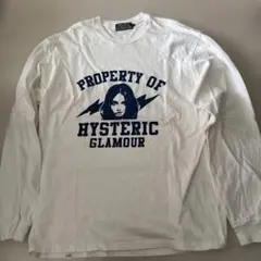 HYSTERIC GLAMOUR 長袖カットソー ホワイト Lのサムネイル