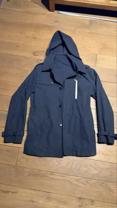 新品タグ付】カルバンクライン フーデッドジャケット M相当 ネイビー 
