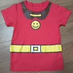 アンパンマン 半袖Tシャツ なりきり 赤 100cmのサムネイル