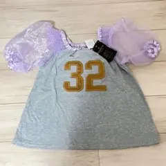 新品タグ付き　子供服　デザイン半袖トップス　130cm マーキーズのサムネイル
